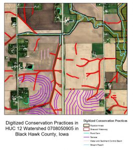 Conservation practices in Black Hawk County, Iowa