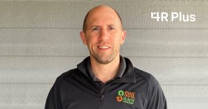 Dustin Brucker, field manager for the Soil Health Partnership