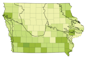 Cost Share Map of Iowa