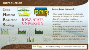 Introduction to the Iowa Nutrient Reduction Strategy CCA Course