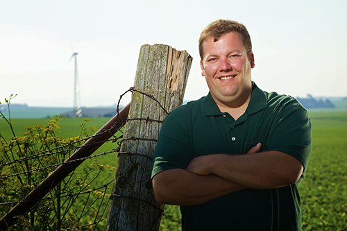Iowa farmer Jason Russell