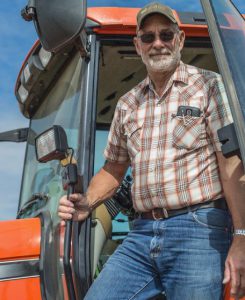 Iowa Farmer Roger and Tractor