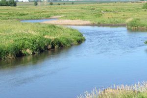 Grass waterway for improved conservation
