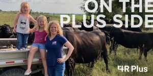 Iowa farmer Liz Pierce and her daughters