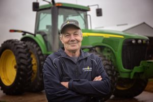 Iowa Farmer Mether and Tractor